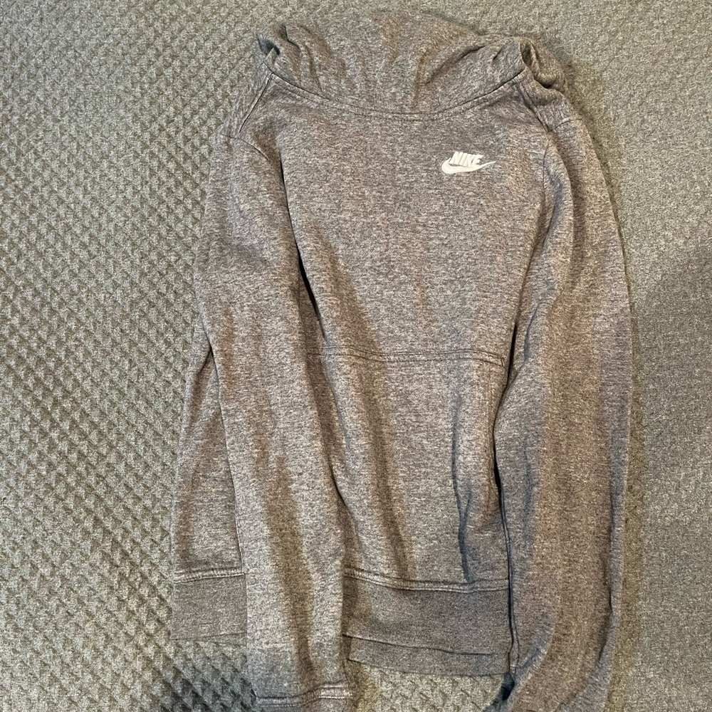 Nike Heather Gray Pullover Hoodie